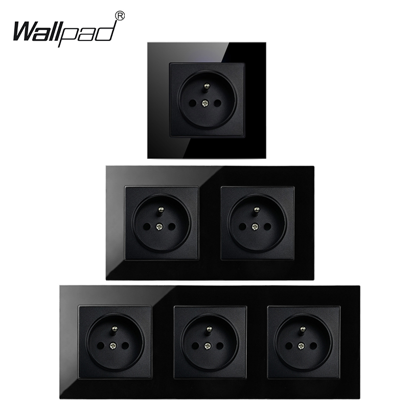 Home Improvement Outlet - Pannello prese elettriche Wallpad in vetro