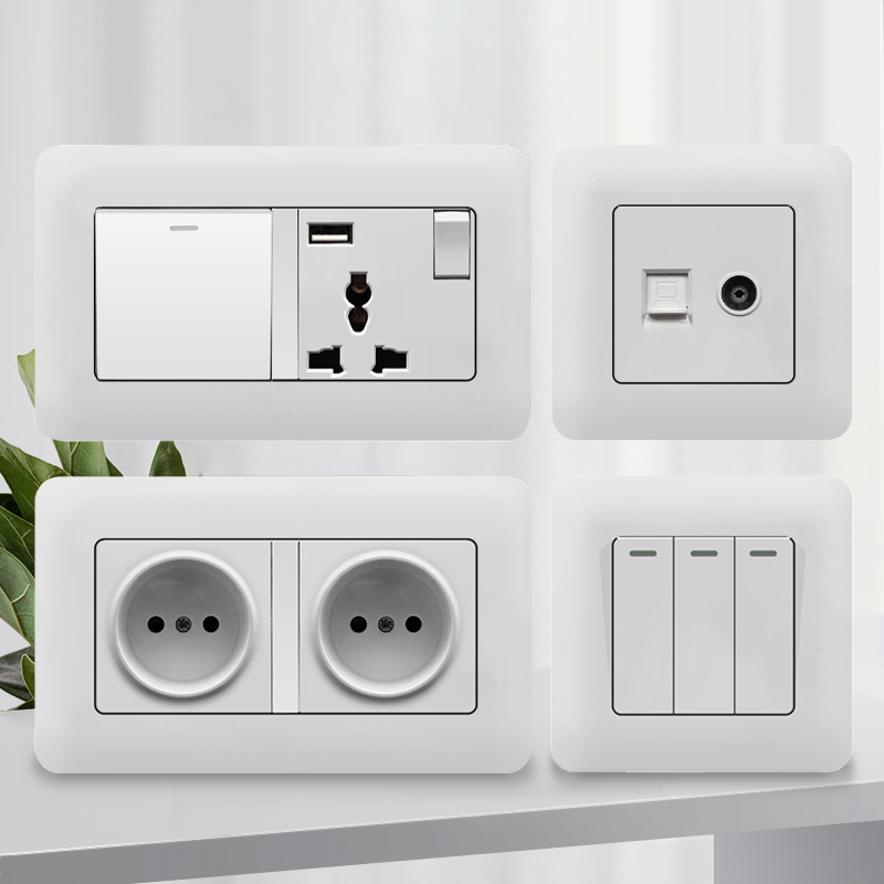 Home Improvement Outlet - Presa per interruttori a parete bianca