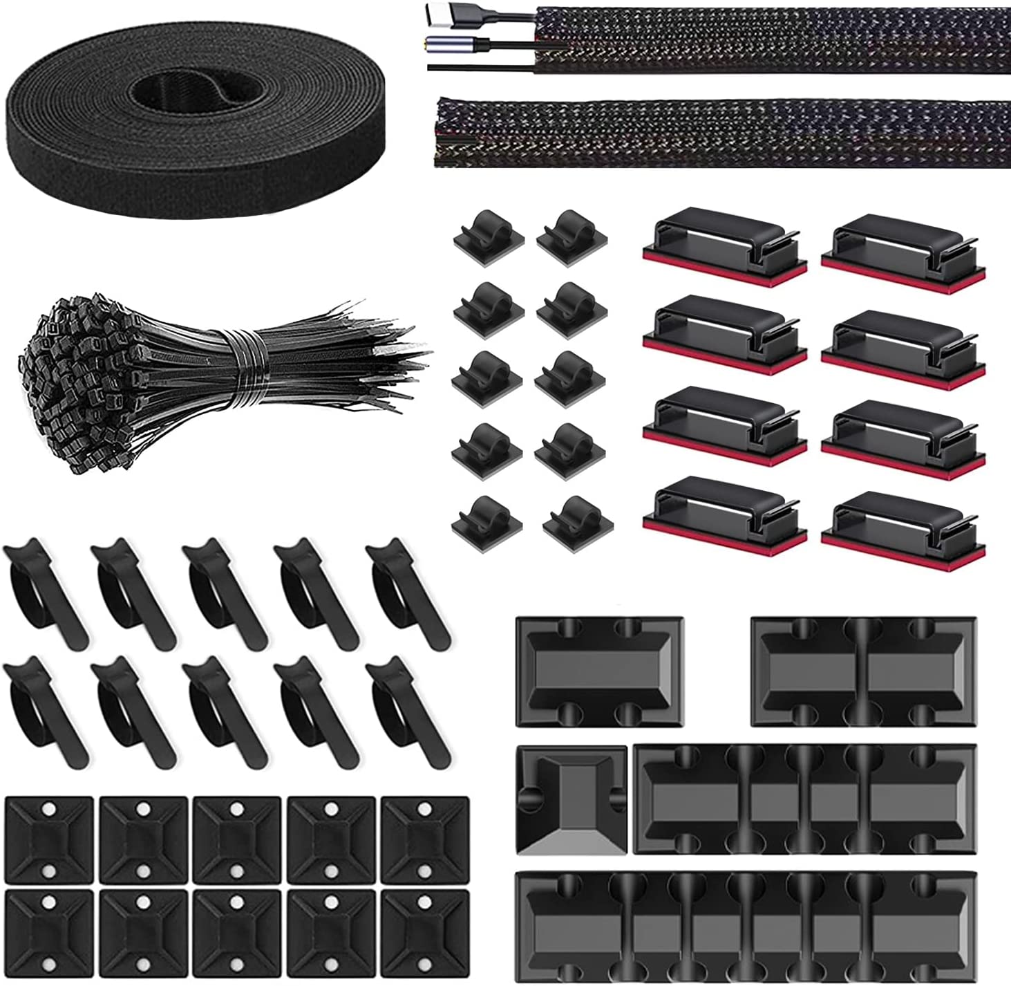 Cable Staple Clip - Set di organizer per cavi da
