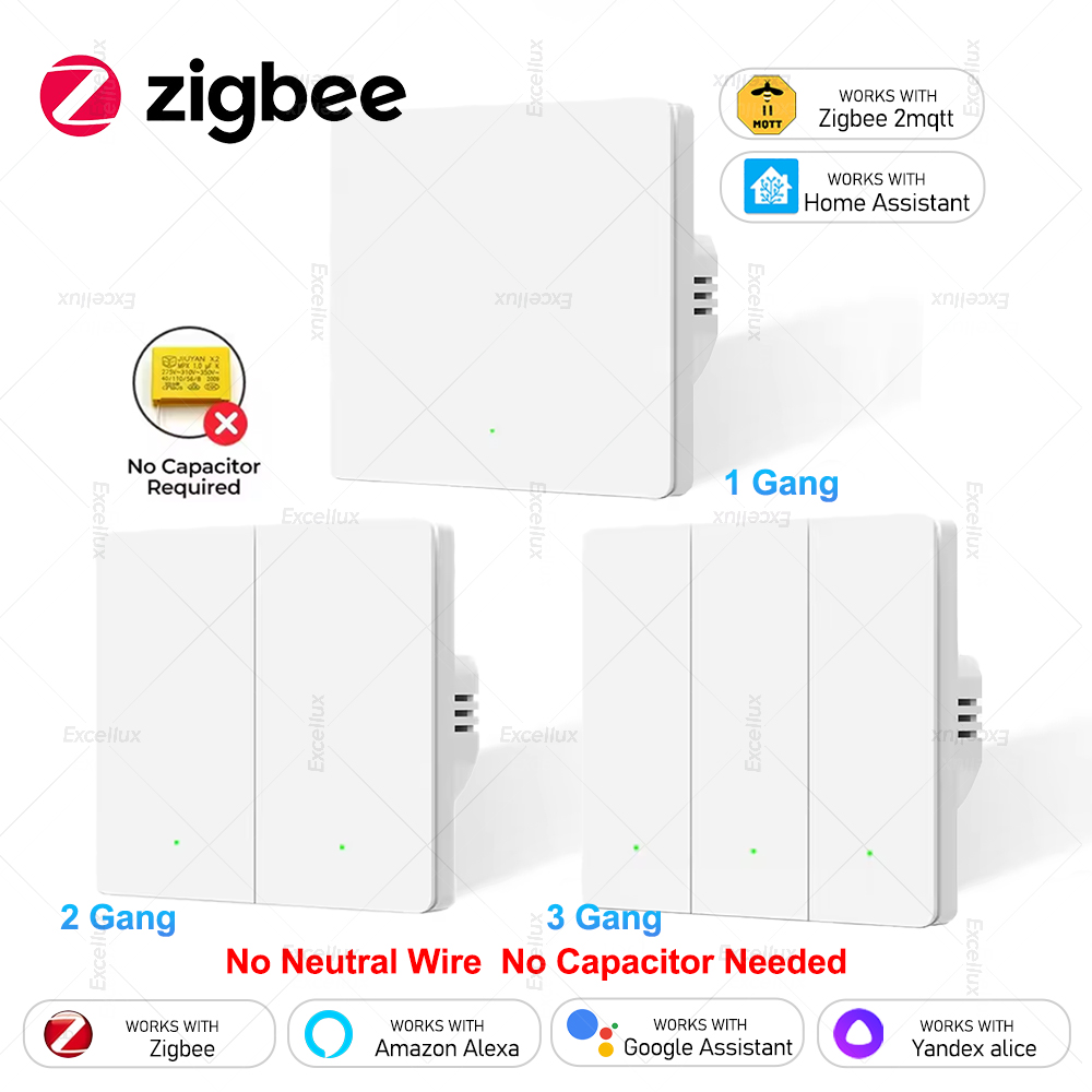 Home Improvement Outlet - ZigBee Smart Light Switch Nessun cavo
