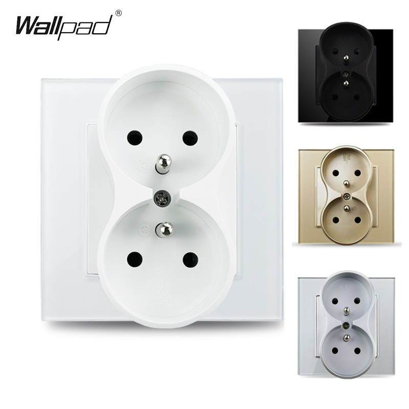 Home Improvement Outlet - Prese Elettriche Doppie Standard UE, Prese