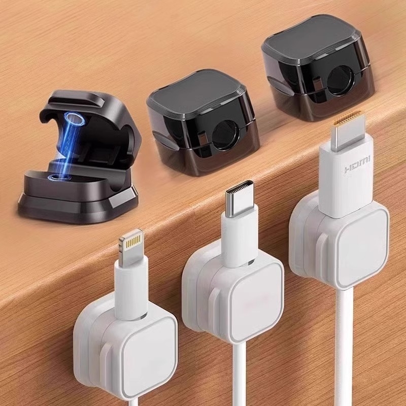 Cable Staple Clip - Organizzatore Magnetico per Cavi, Clip per