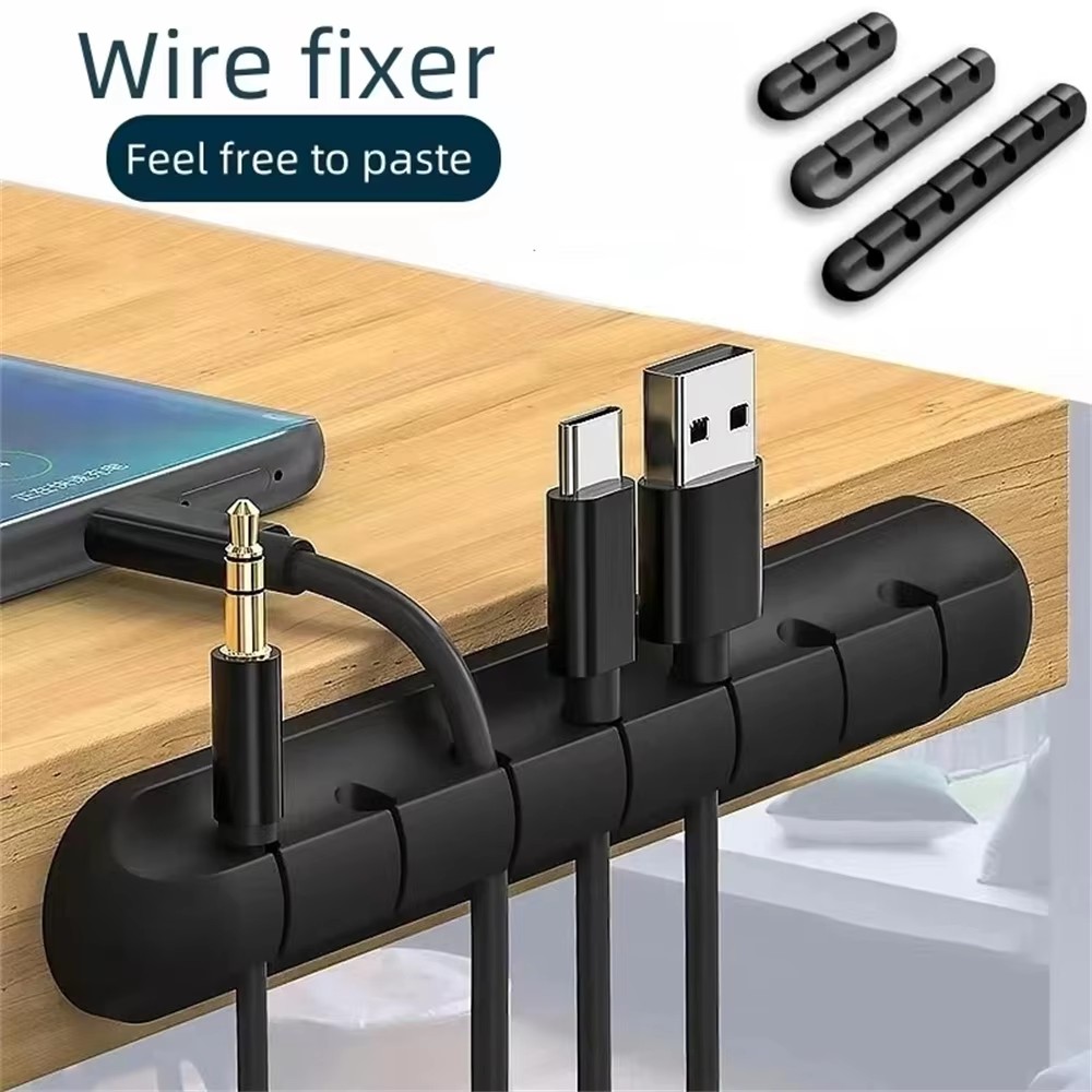 Cable Staple Clip - Clip Portacavi in Silicone per Gestione