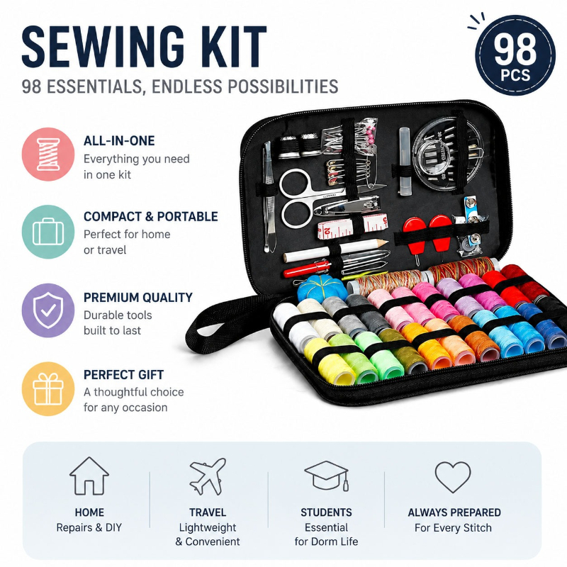 Set di Accessori per Cucito 68 - Home Improvement Help recensione e prezzo