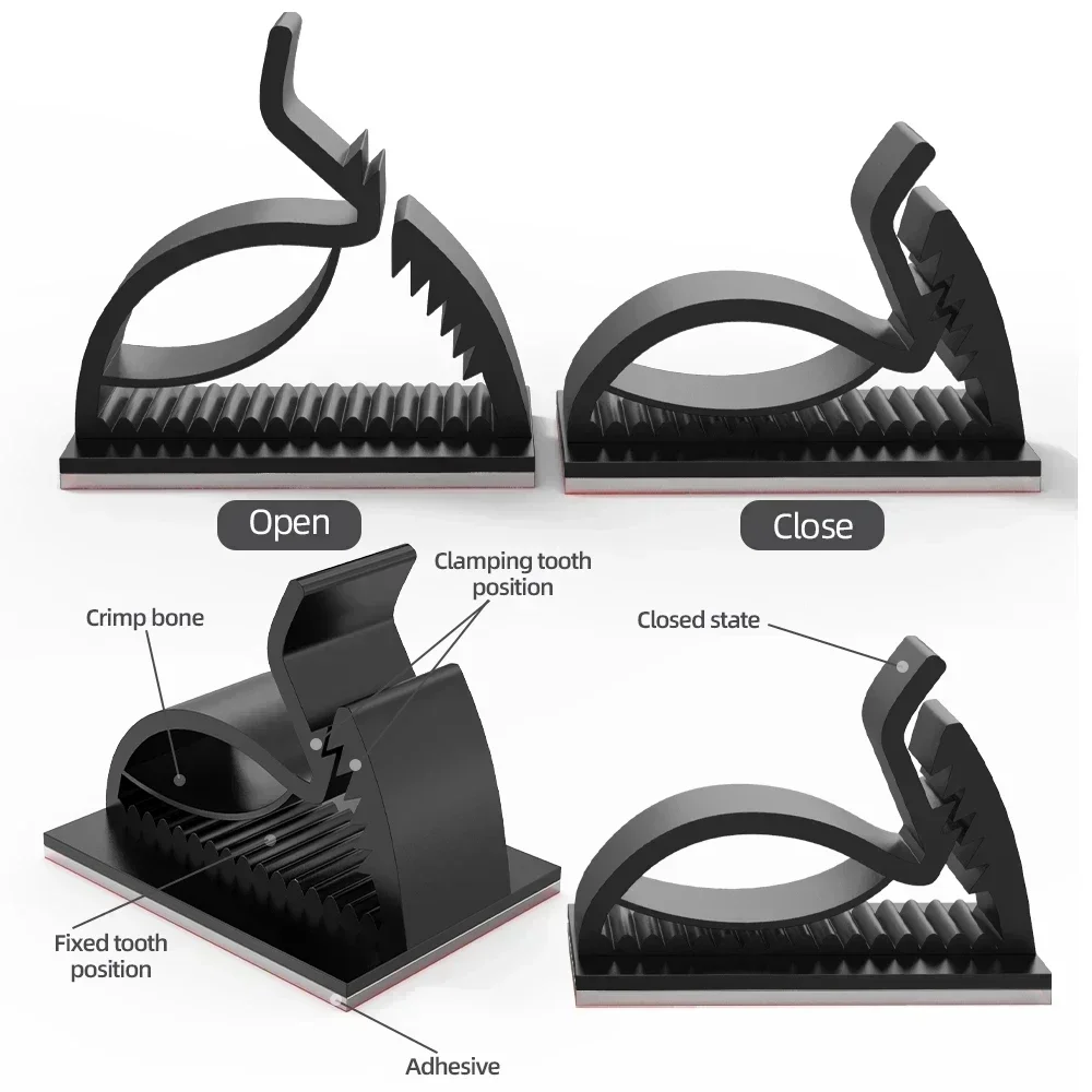 Organizzatore di cavi USB ades - Cable Staple Clip recensione e prezzo